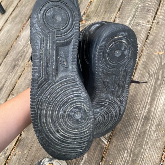 Nike Air Force 1 Mid Black Size 10.5 - Picture 9 of 9